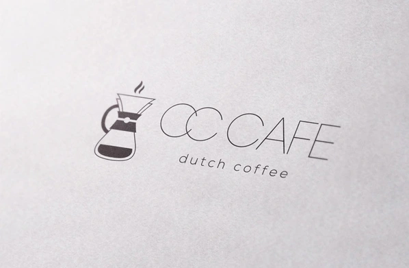 CC Cafe 로고 디자인