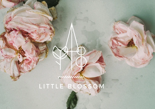 Little Blossom 로고 디자인